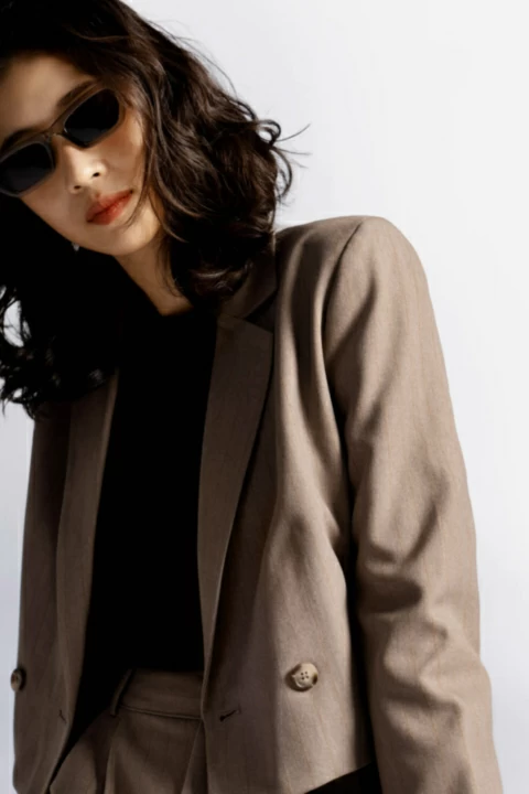 Áo vest nữ, áo blazer nữ màu đen 1 lớp cao cấp | Lazada.vn