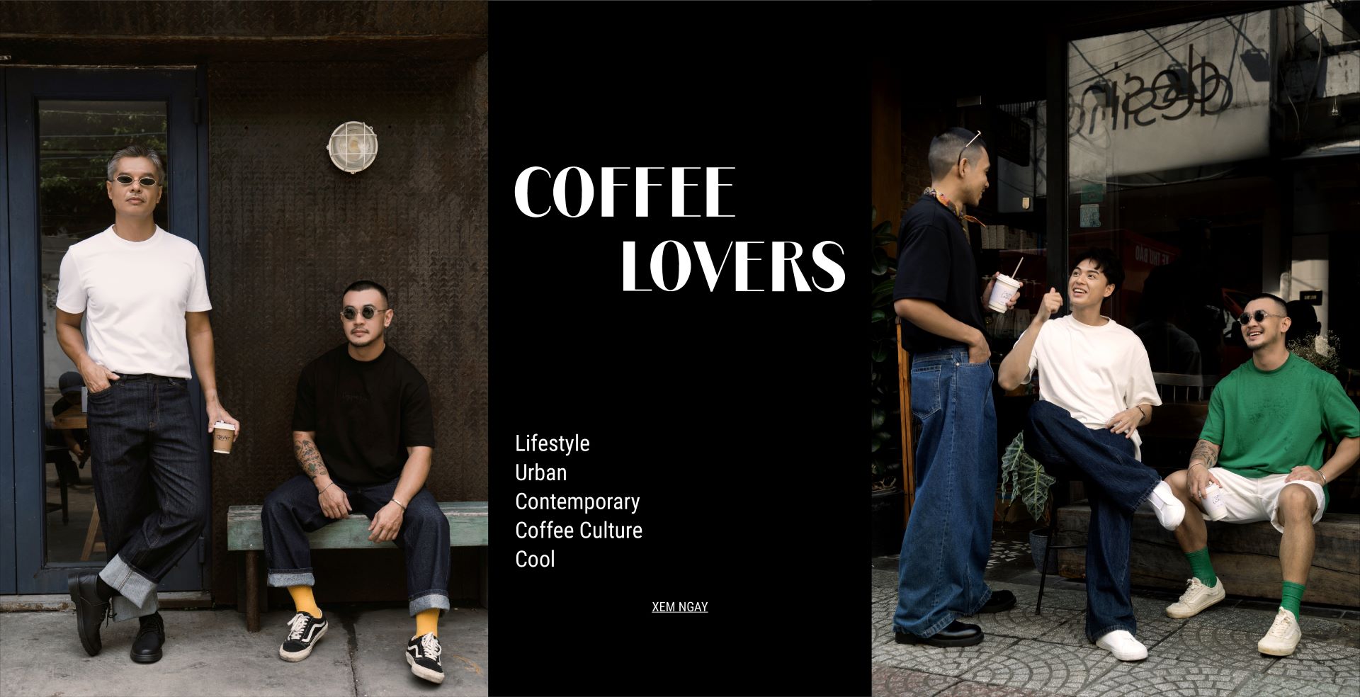 Coffee Lovers  - Bộ sưu tập quần áo  làm từ thương hiệu sợi Coffee 