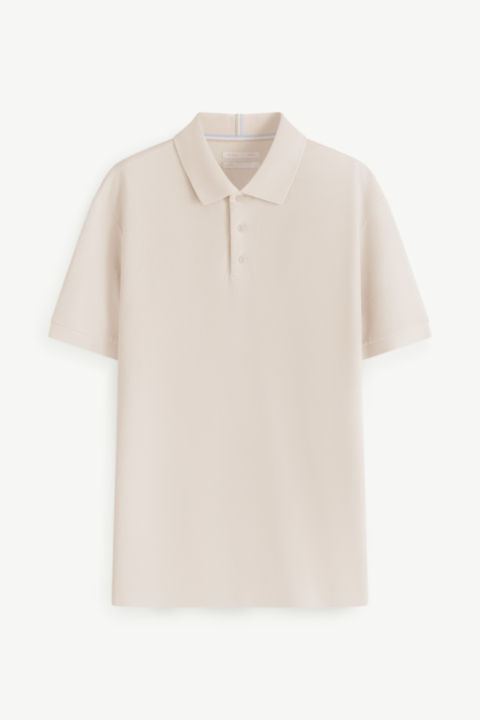 Áo Polo Nam Premium 100% Cotton Phối Cổ Form Fitted - 10S24POL003P