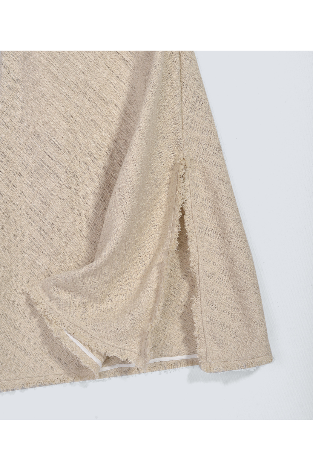 Đầm 2 dây, vải tweed. Cotton/poly - 10F20DREW014