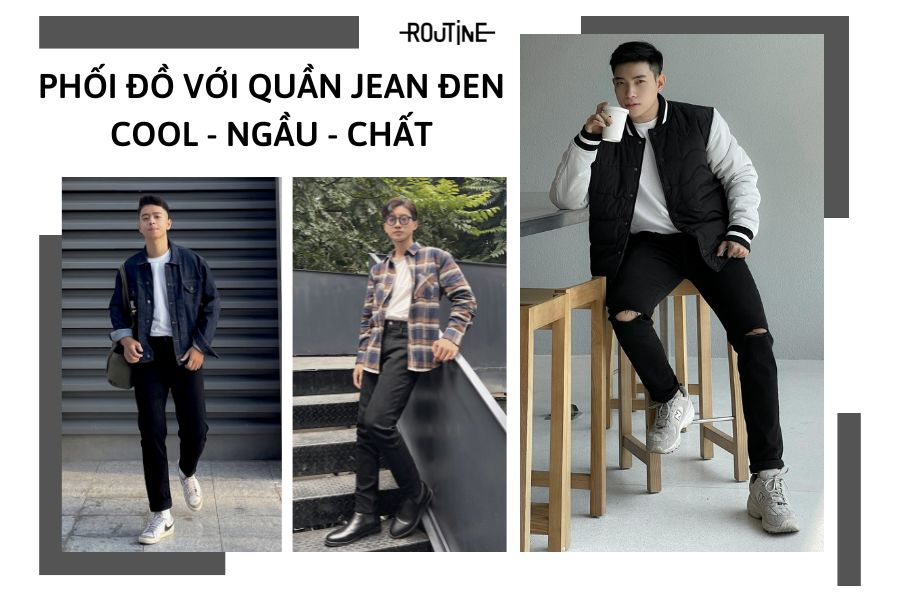 Quần jeans jogger nam sọc trắng đẹp cao cấp 850k http://LienFashion.vn –  lien fashion