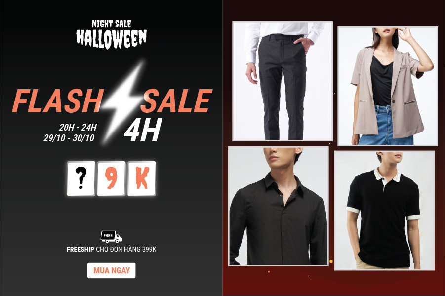 Flash sale Halloween Night với deal đồng giá 59k cực hot