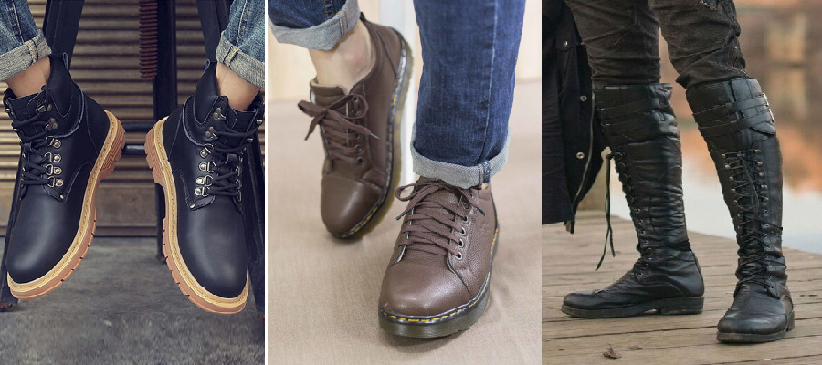 Phân loại 3 hình dáng cơ bản của giày boots nam 