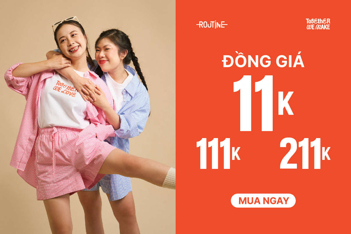 Mừng sinh nhật Routine 11 tuổi đồng giá chỉ từ 11k