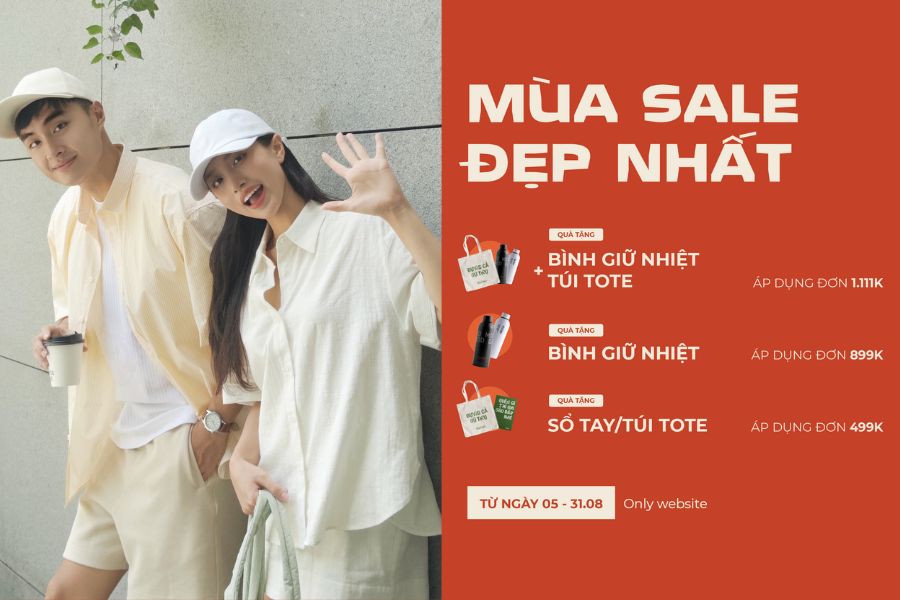 Mùa sale đẹp nhất - Tặng quà cực chất