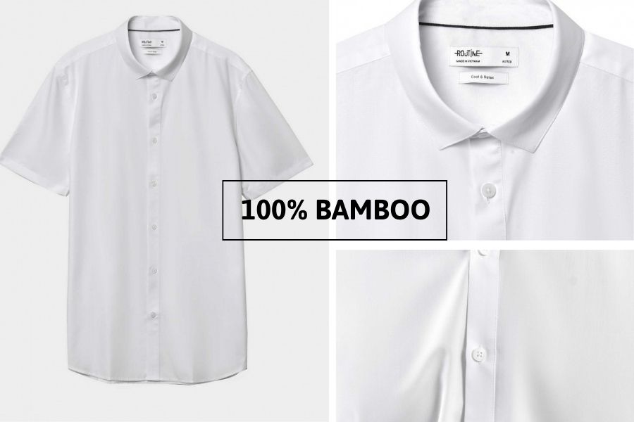 Bamboo là một trong số chất vải được dùng phổ biến trong các mẫu áo sơ mi nam